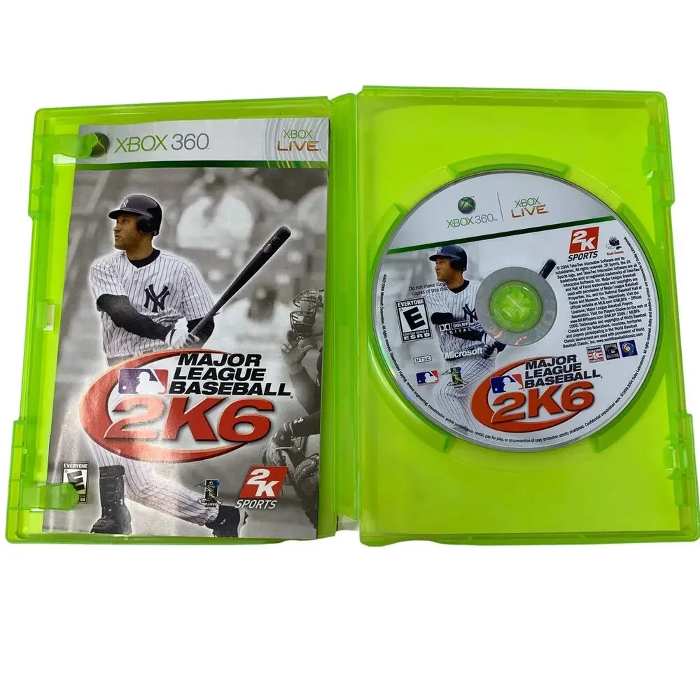 Major League Baseball 2K6 Xbox 360 Complete Tested Video Game
